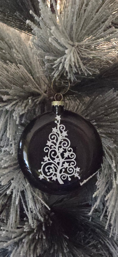 Hand decorated glass ornaments