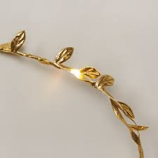 GOLD LEAF 10-LED LIGHT STRING