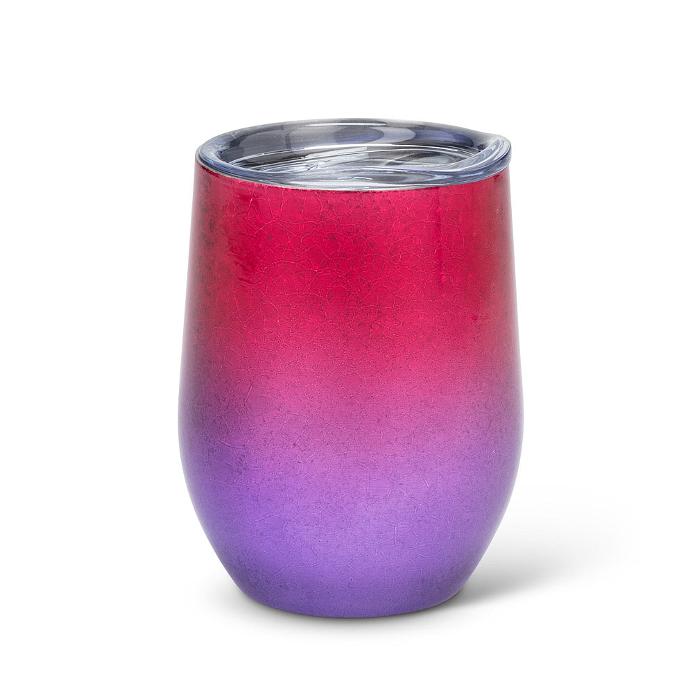 Wine Tumbler - purple Sparkle